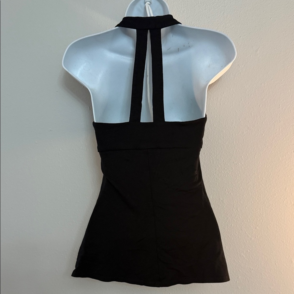 Trina Turk Black Halter Tank Top - Picture 3 of 5